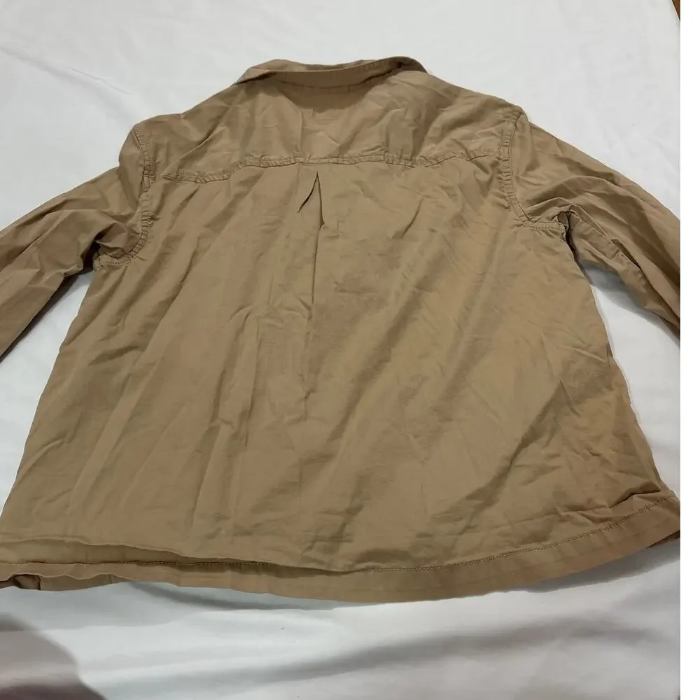 Pact Women’s Medium Boulevard Brushed Twill Double Breasted Light Jacket Cotton